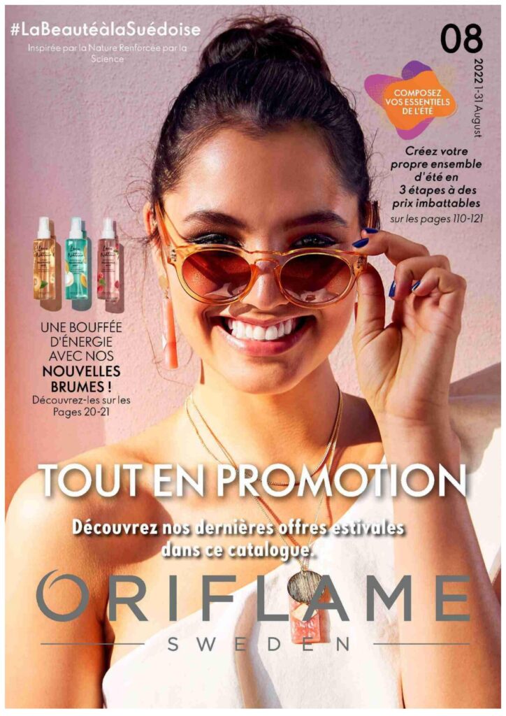 CATALOGUE ORIFLAME AOUT 2022