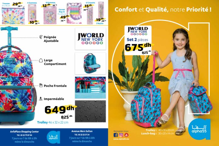 CATALOGUE ALPHA 55 RENTREE SCOLAIRE 2022