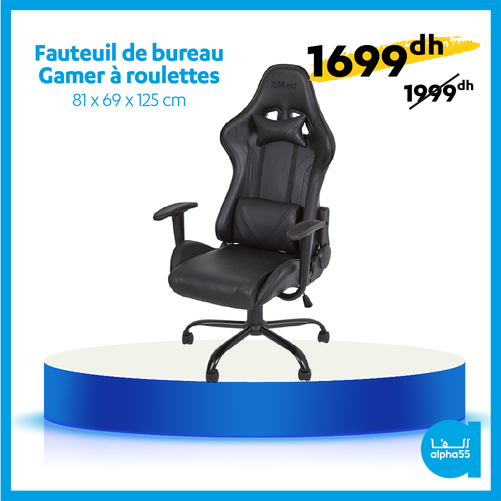 SOLDES ALPHA 55 SPECIAL CHAISE ET BUREAU 2