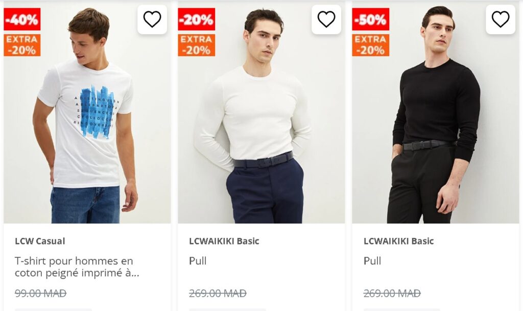 Soldes lc waikiki maroc automne 2023 10