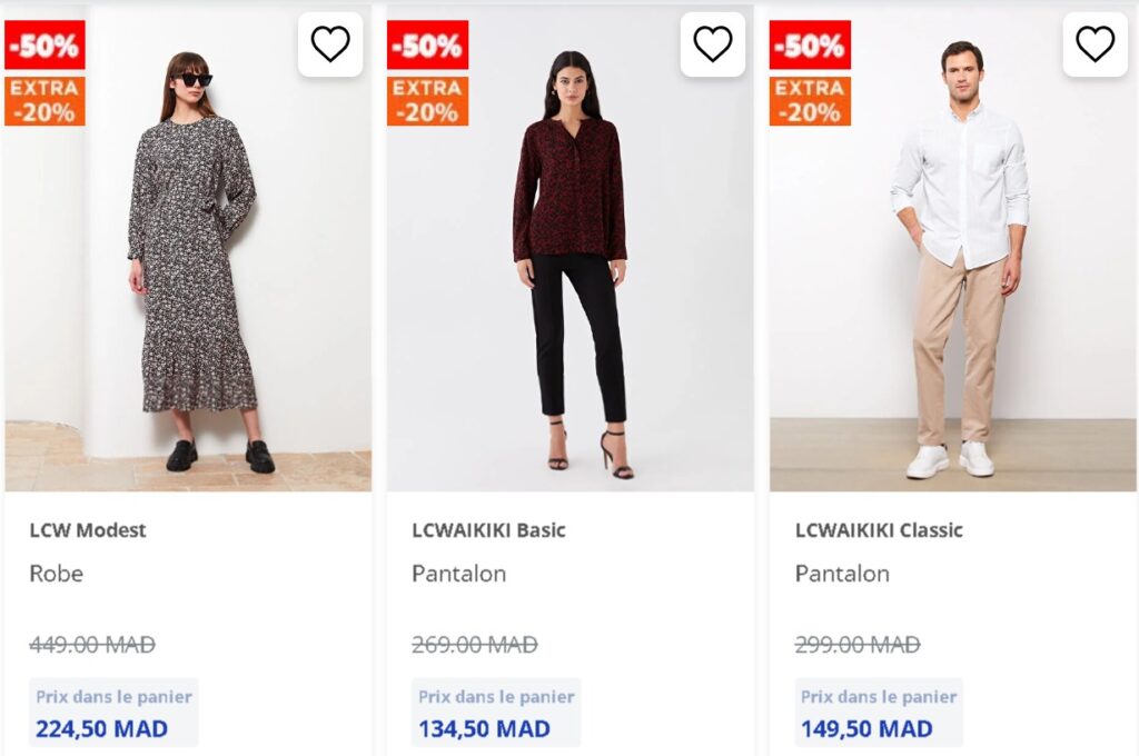 Soldes lc waikiki maroc automne 2023 4