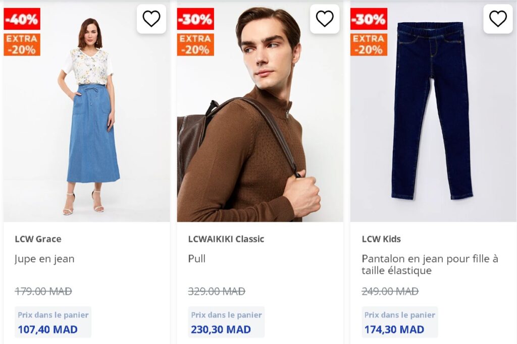 Soldes lc waikiki maroc automne 2023 6