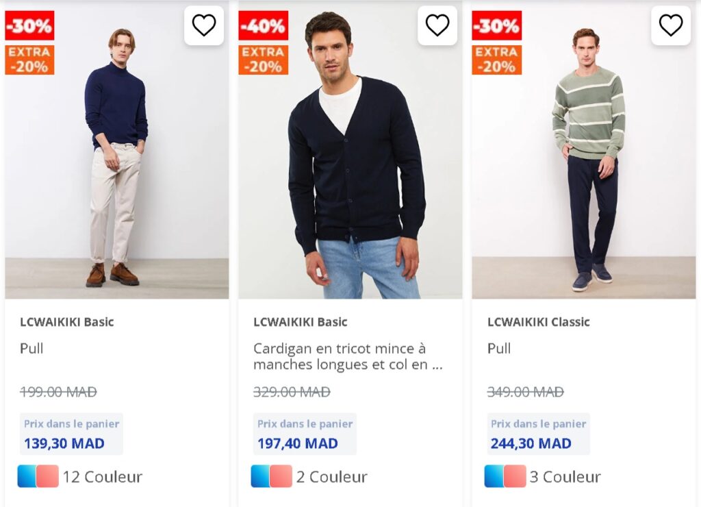 Soldes lc waikiki maroc automne 2023 7