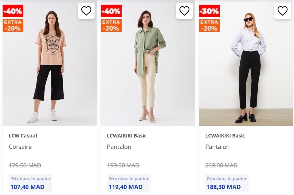 Soldes lc waikiki maroc automne 2023 8