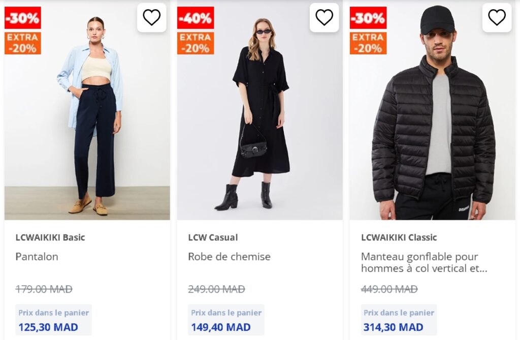 Soldes lc waikiki maroc automne 2023 9