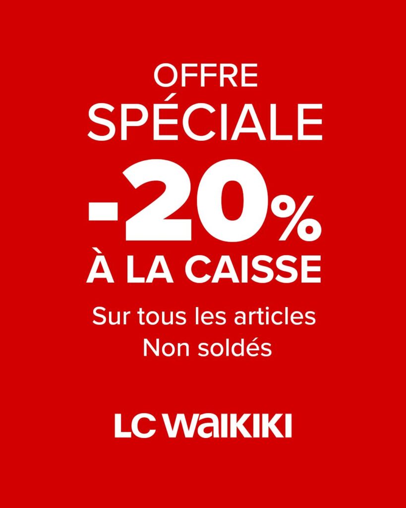 Soldes lc waikiki maroc automne 2023 main